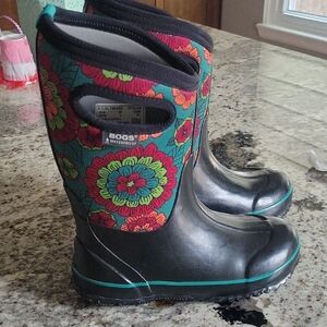 BOGS Floral Waterproof Boots